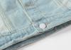 Korean Style Slim Fit Men's Light Denim Vest with Pockets