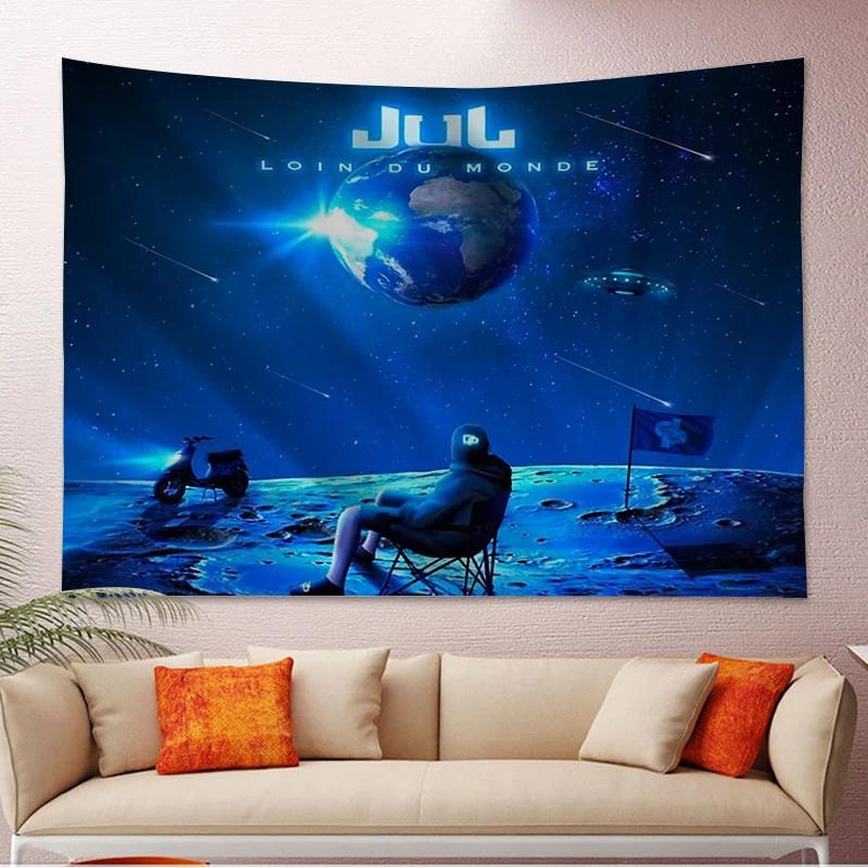 Jul Art Tapestry Cosmic and Nature Themes Perfect for Living Room Decor Modern StyleEnhance Your Space with Unique Designs