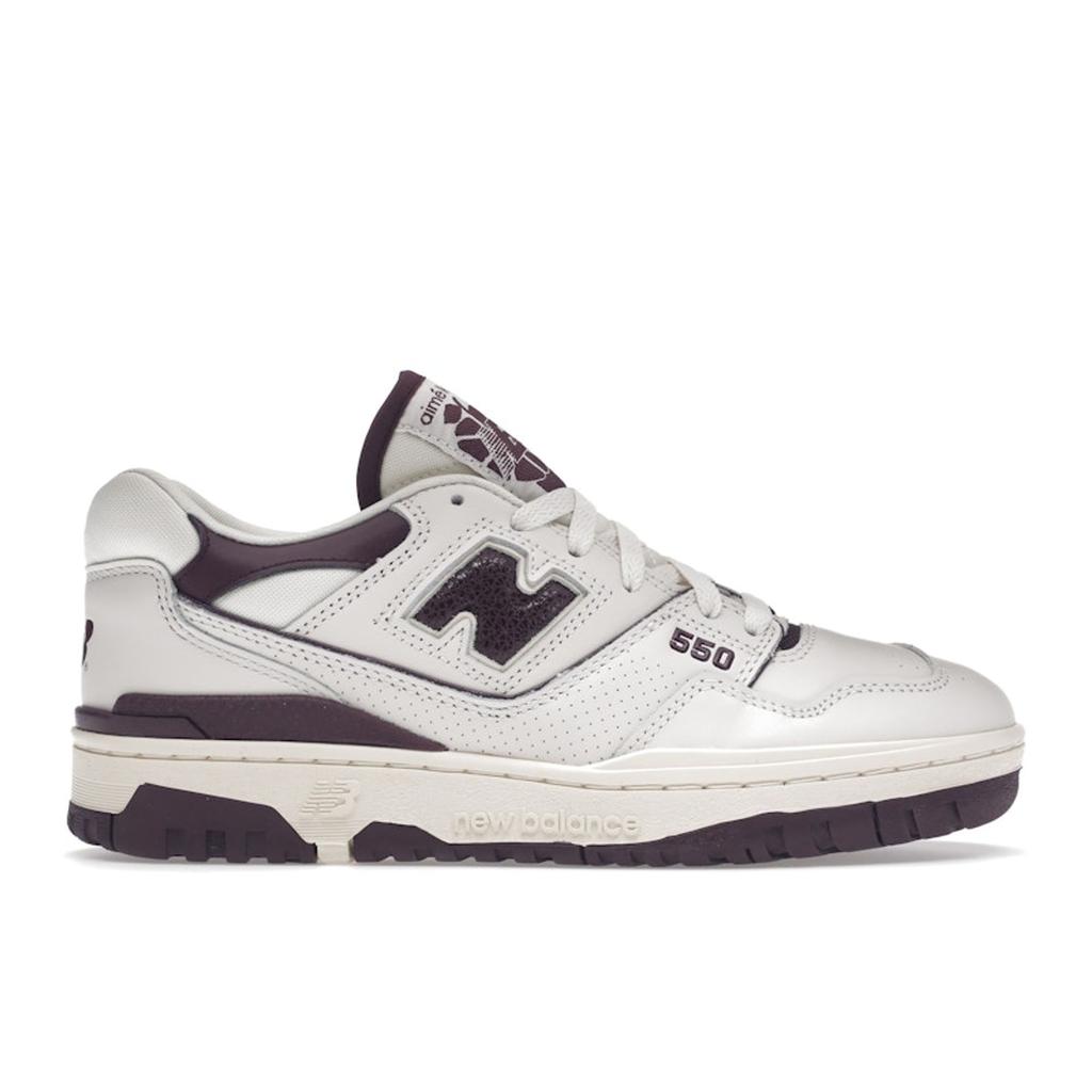 New Balance Aimé Leon Dore X 550 Purple Unisex Sneakers White BB550AR1