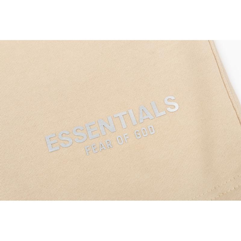 2629 Fear Of God Essentials Basic Street Style Men Letter Print Shorts Multi‑Colors Loose Summer Leisure Sports Shorts
