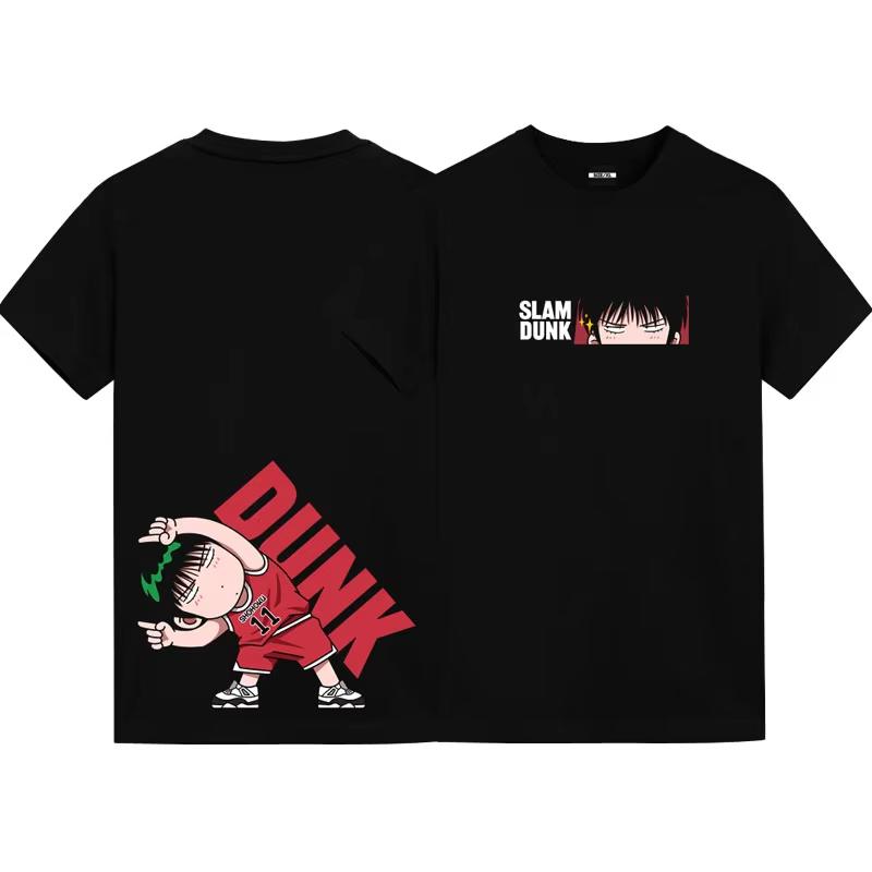 Dunk Master Cotton T-shirt Joint Name Around Short-sleeved Sakuragi Hanamichi Ryukawa Loose Basketball Shirt Ball Clothes