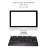 RGB Wired Keyboard with Wrist Rest 104 Keys Clr Characters Good Resilience Mechanical Feel Keyboard for   Gaming