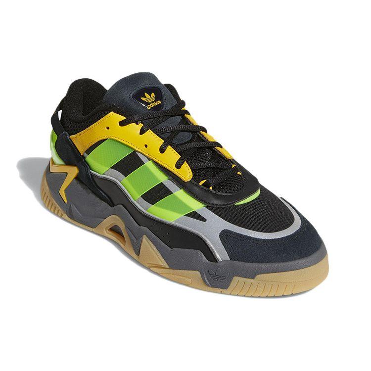 Adidas Niteball 2 Black Signal Green Pantofi de sport unisex Gum-3 GX0771