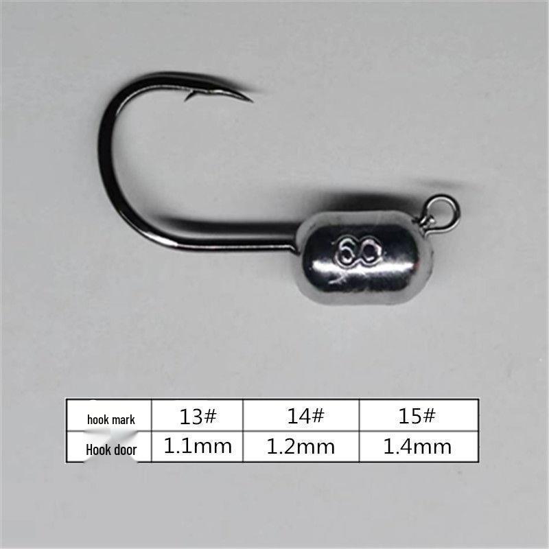 Enhanced Loach Jig Head Hook – Anti-Snag, Soft Bait, 3-20g for Mandarin Fish