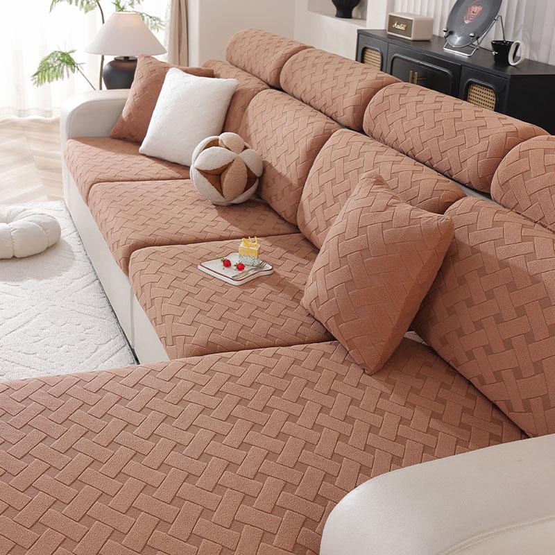 Elastic Sofa Cover Luxury Adjustable Elastic Couch Cover For Living Room Sofa Seat Cover 1 2 3 4 Seat L Shaped Full Set