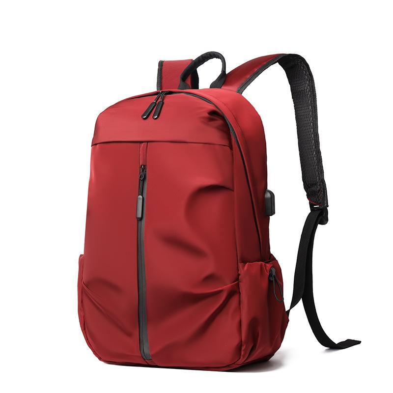 Schoolbag1011 Simple Casual Atmospheric Large Capacity Backpack Men's Business Computer Bag Tide Outdoor Travel Backpack