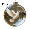 Handmade Glass Christmas Decorations Bird Acrylic Ornaments 2D Cardinals Animal Tree Elegant Decor Handcrafted Holiday Hanging for Home 3D Balls