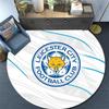 Leicester City Football Club,Round Area Rug,Carpet Rug for Living Room Bedroom Sofa Playroom Decor,Non-slip Floor Mat