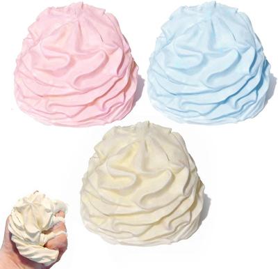 1-8Pcs Cream Roll Squishy Cake Slow Rising Squeeze Toy Sticky Silicone Fidget For Stress Relief Anxiety Handmade