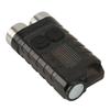 Mini Keychain Flashlight Portable 900LM USB Charging Small Flashlight for Outdoor Camping Black