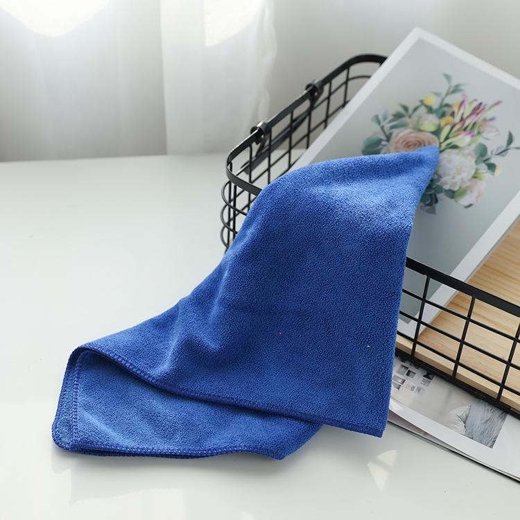 Soft Absorbent Children's Towel - Solid Color Square for Face & Hands