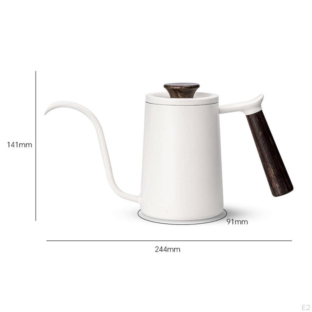 Coffee Kettle Gooseneck Stainless Steel Maker Spout Pot Teakettle for