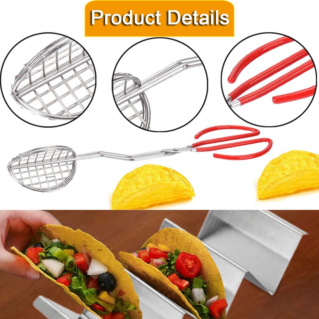 Time Saving Taco Press Shell Maker Reusable Steel Kitchen Tool Gadgets Tortillator for Family Meals