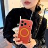 Ins Fashion Colorful For MagSafe Phone Case For iPhone 17 Pro Max 16 15 14 13 Magnetic Wireless Charge Back Cover