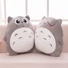 Großes Totoro-Stil Plüschtier Niedliches Graues Katzen Kuscheltier Kissen für Kinder Erwachsene Schlafzimmer Sofa Dekor Geburtstagsgeschenk
