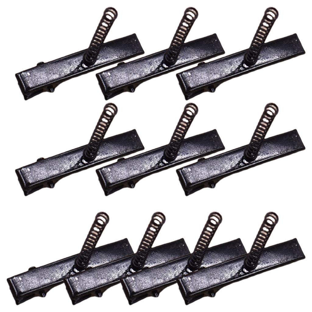 10Pcs Plain Hair Clip Blank Hairpin Hair Clips with Springs Alloy Hairpin Plain Barrette Blank Crafting
