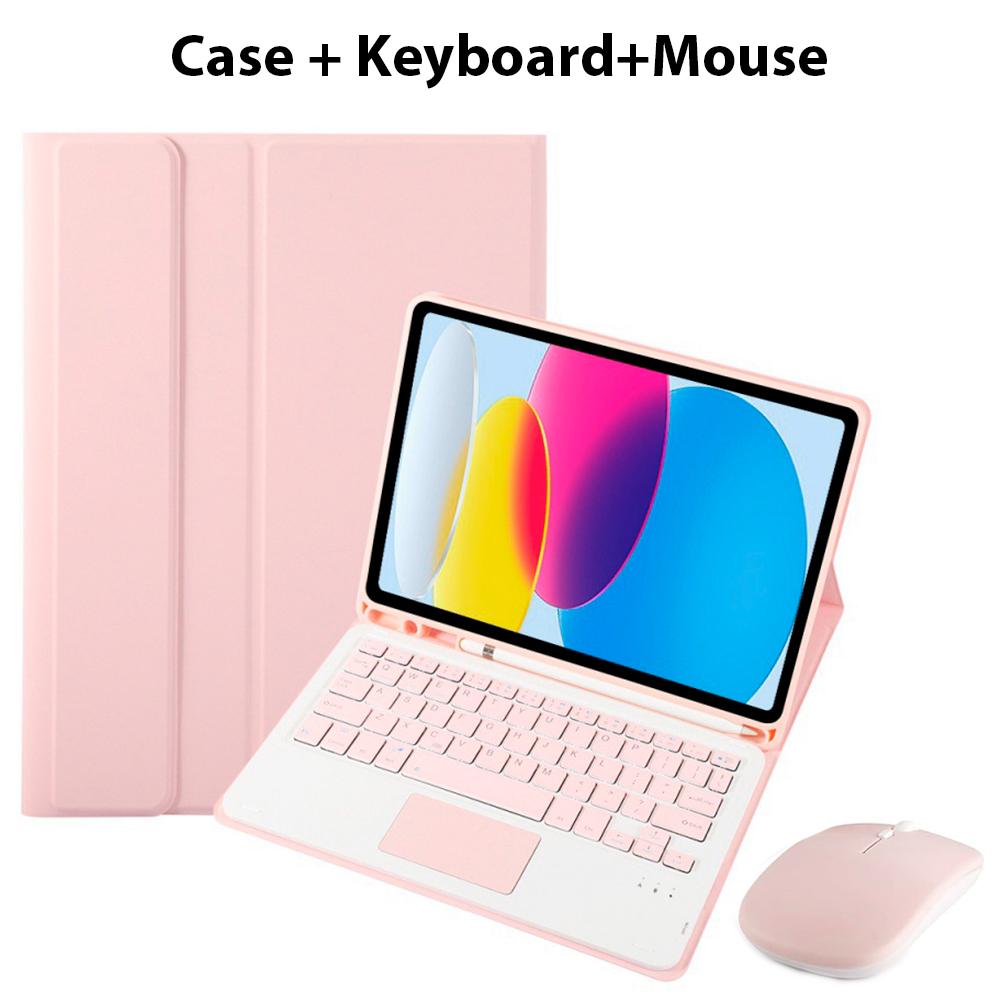 New Keyboard Case Mouse for Samsung Galaxy Tab S6 Lite A7 10.4 A8 10.5 A9+ S7 8 9 11FE Plus 12.4 A7 Lite A9 8.7 S8 S9 Ultra14.6
