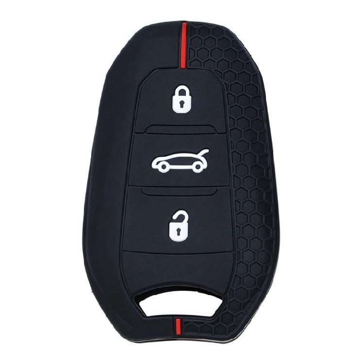 Key Cover Protective Shell Soft Fob Protector Cover Car Key Case for 208 308 408 Full Protection Key Fob Case