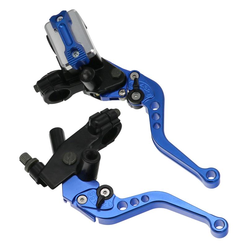 LMoDri 1 Pair Universal Motorcycle 7/8" 22mm Brake Master Cylinder Clutch Reservoir