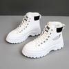 Winter Women High Top Velvet Platform Sneakers Korean Style Warm Comfortable Fashion Casual Shoes