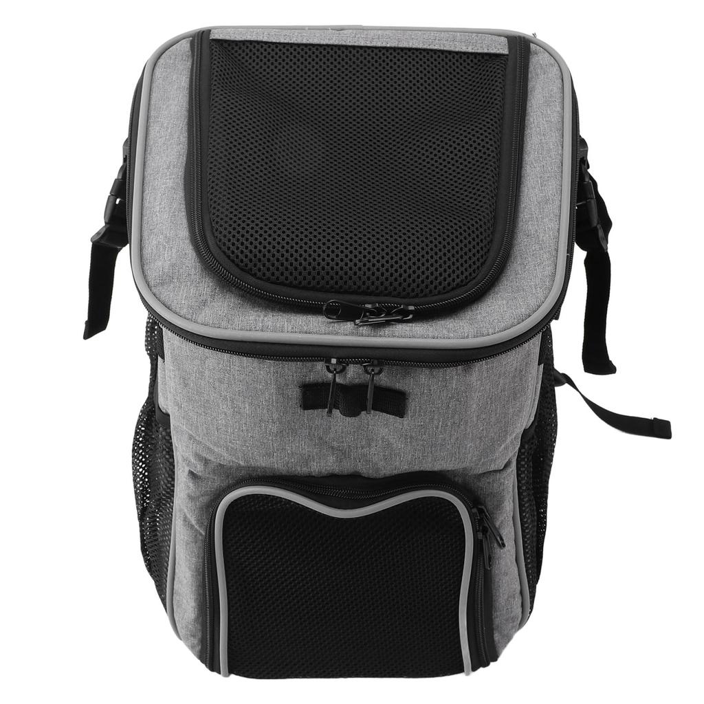 Dog Bike Basket Waterproof Breathable Removable Dog Carrier Backpack for Outdoor Travel