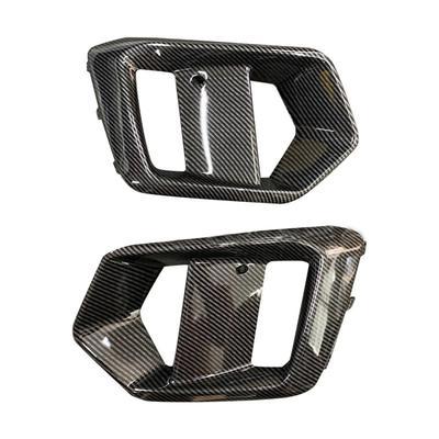 For Ford Focus Rs, 2016-2018, Front Fog Light Frame, Carbon Fiber Trim, 2 Pcs.