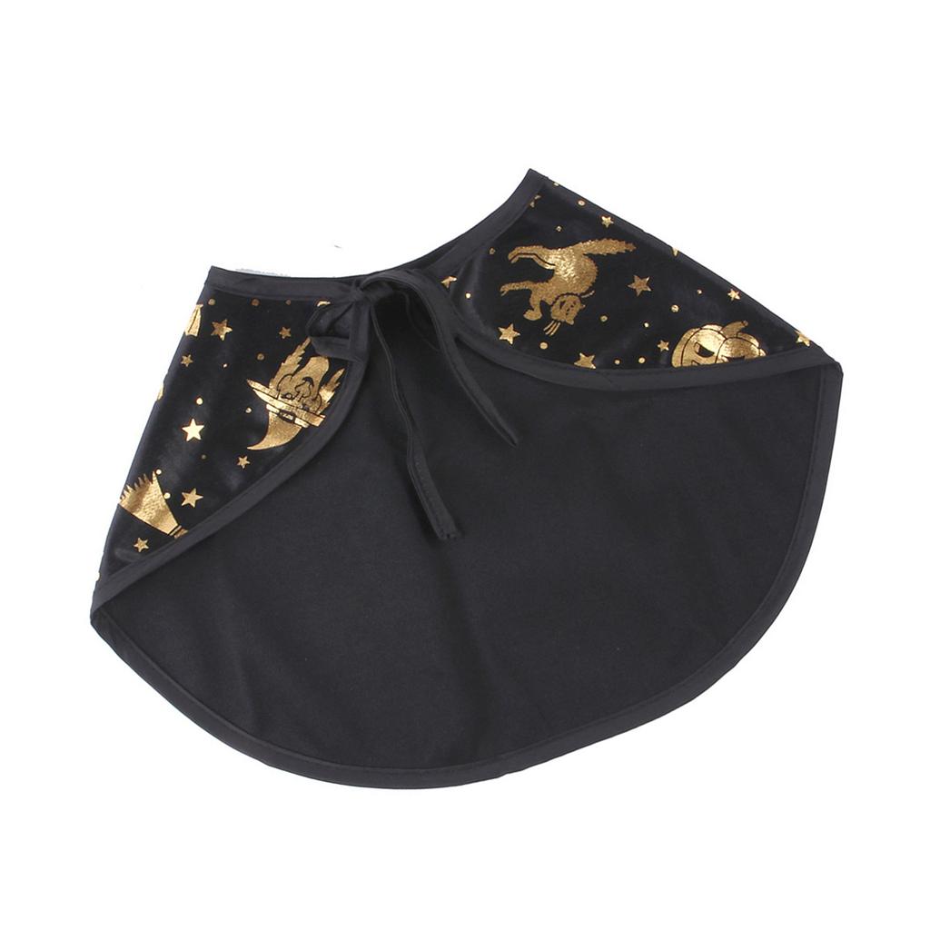 Pet Witch Hat Witch Costume for Dogs Pet Halloween Holiday Accessories Star Print Hat Suitable for Cats and Dogs