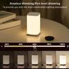 Remote Touch Small Night Light RGB Ambient Light Timed Bedside Lamp Infinite Dimming USB Charging Suitable Bedroom Living Room