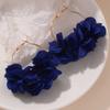 Fashion Flower Petal Hoop Earrings for Women Elegant Wedding Party Piercing Earring Zircon Brincos Y2K Accessories