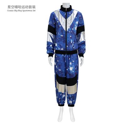 Anime 90s 80s Hippie Disco Costume Street Dance Uniform Cosplay Retro Fantasy Fancy Dress Up Party Clothe Vintage Tracksuit Cos