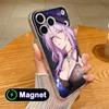 HSR Coque de téléphone portable Magsafe en TPU transparent Jade pour iPhone 17 16 15 14 13 12 11 Air Pro Max Plus Mini Housse Colorée