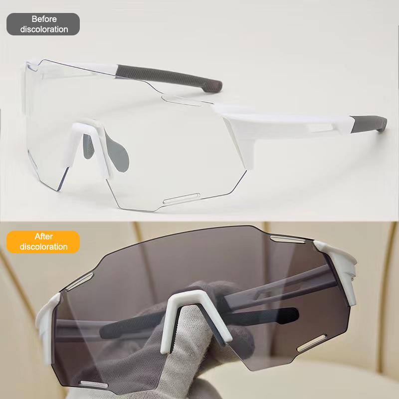 Photochromic Cycling Sunglasses For Men Women Bike Glasses Riding Driving Uv400 Mountain Bicycle Goggles Eyewear Sports