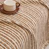 All-Season Universal Non-Slip Fit Soft Chenille Striola Couch Cover Cushion Protector One-Piece Full Coverage Sofa Throw Cover