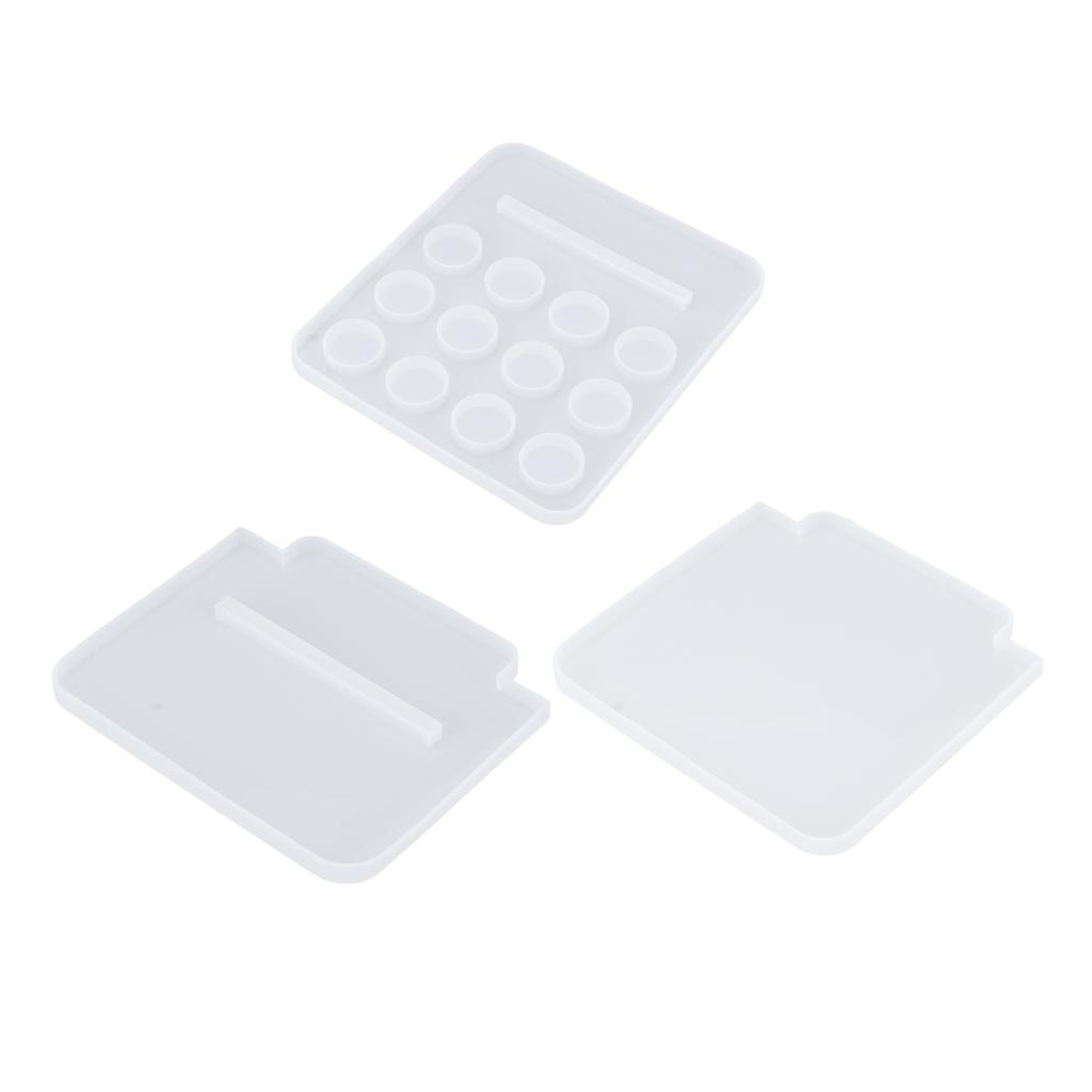 Silicone Resin Molds Display Rack Shape DIY Washable Casting Tool Reusable Craft Accessories