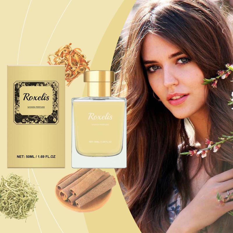 Roxelis 50Ml Citrus Freshing Perfume Lasting Fragrance For Journey Dating Charming Release Body Mist Romantic Citrus Perfume