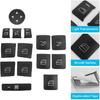 Window Switch Button Trim Cover Sticker Compatible for Mercedes Benz A B C E G GLA CLA GLK GL ML GLE Class, Interior Door Armrest Window Switch