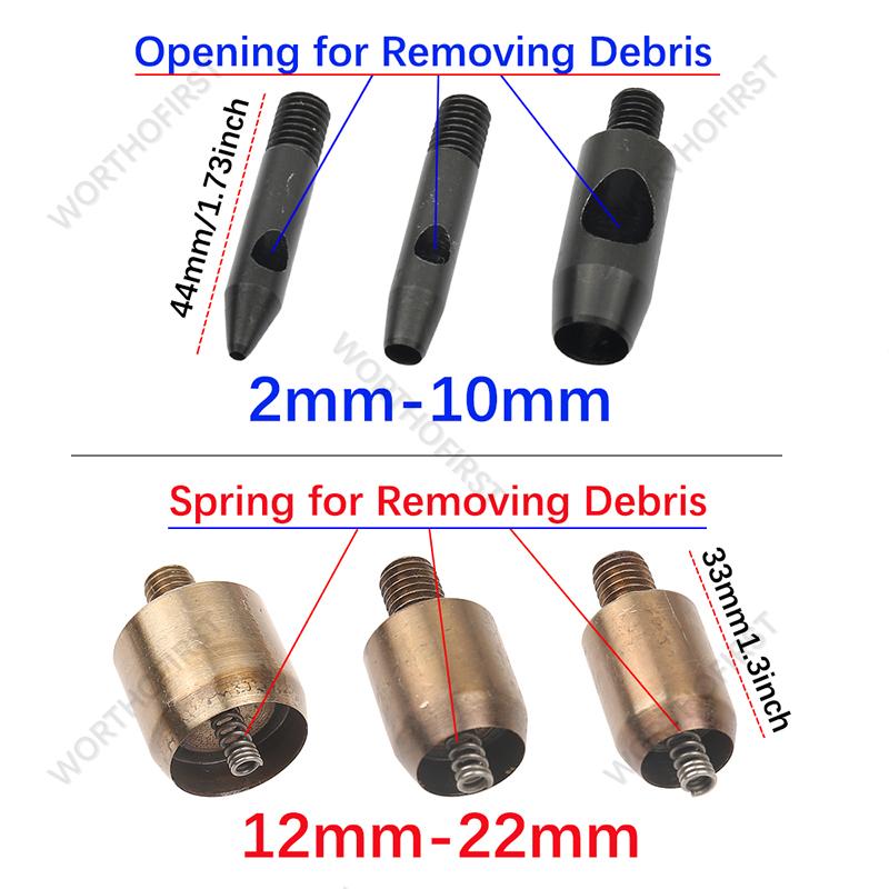 2.0-22mm Metal Punch Hole Eyelet Grommet Dies for Hand Punch Press Mold for Cloth Shoes Leathercraft Belts Sewing Accessorie
