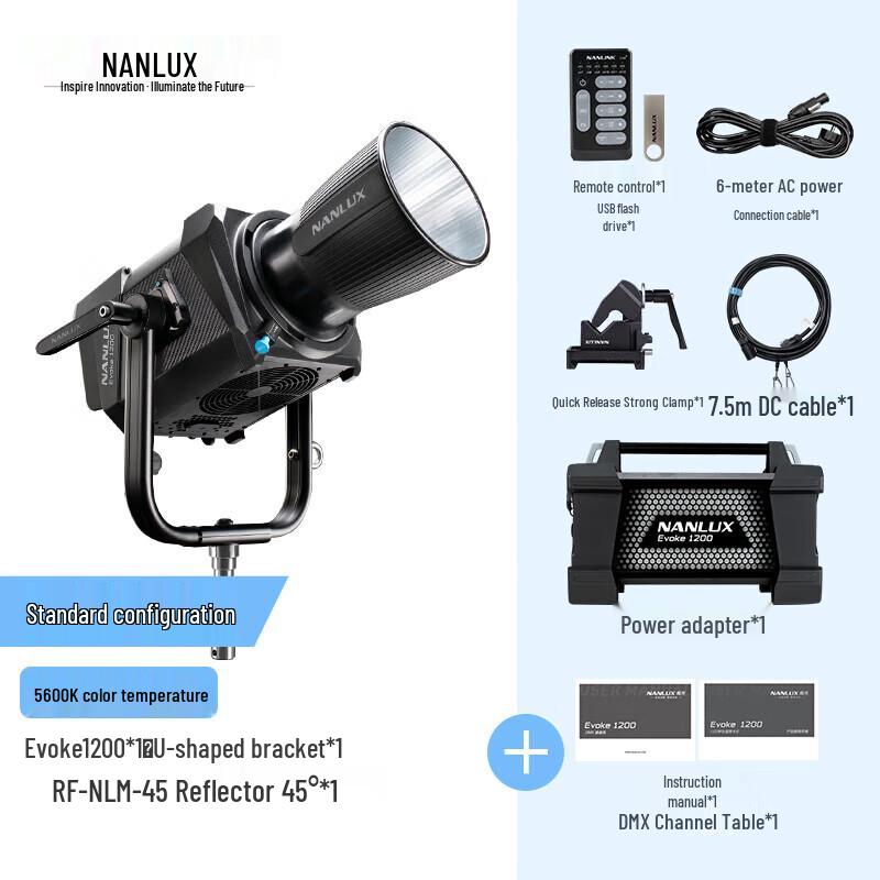 NANLITE Evoke Series Bi-Color Waterproof LED Photography Light