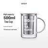 Buydeem 500ml Tea Infuser Glass Cup