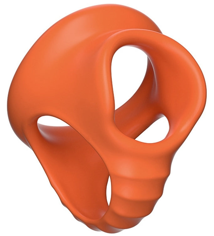 Ballstretcher en silicone Splity Orange - FUKR - Ballstretchers Souples