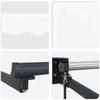 Manual Articulated Arm Awning with LEDs White and Anthracite 3 x 2.5 m