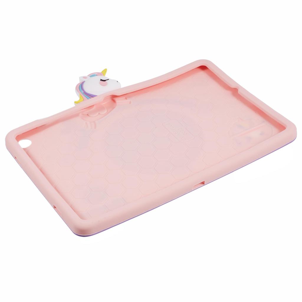 Für Samsung Galaxy Tab A9+ Silikonhülle Ständer Niedliches Pferd Tablet-Hülle