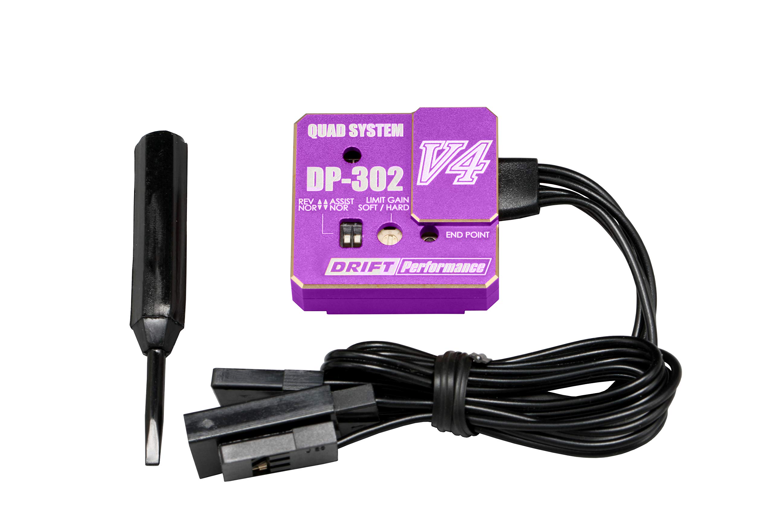 

Yokomo RC Drift Car Steering Gyro DP-302V4 Purple (DPP-302V4P)