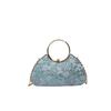 1Pcs Wedding Bridal Beaded Women Evening Bag Dinner Bag Chain Shoulder Handbags Elegant Rhinestones Clutch Egg Shape Evening Bag