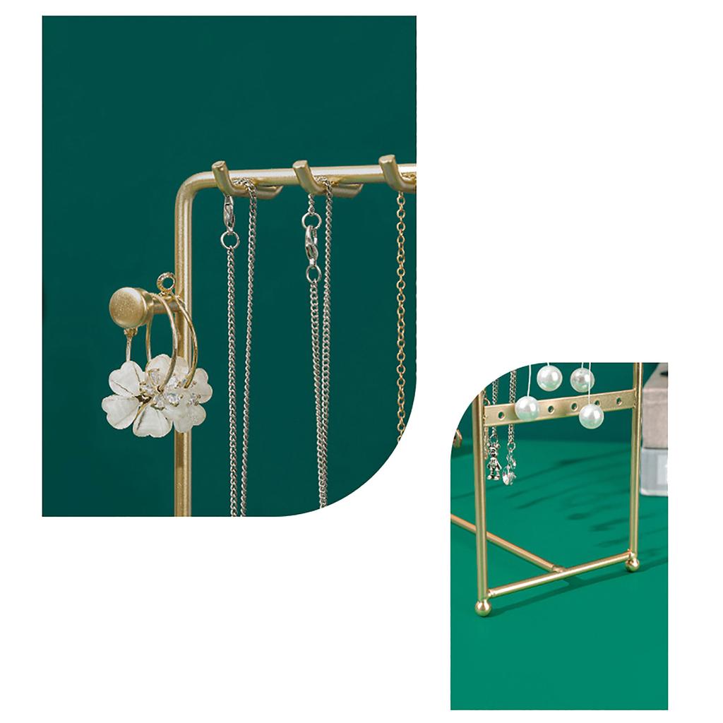 Multipurpose Jewelry Display Stand Durable Iron Rack for Organizing Showcasing Earring Rack Jewelry Collection Display