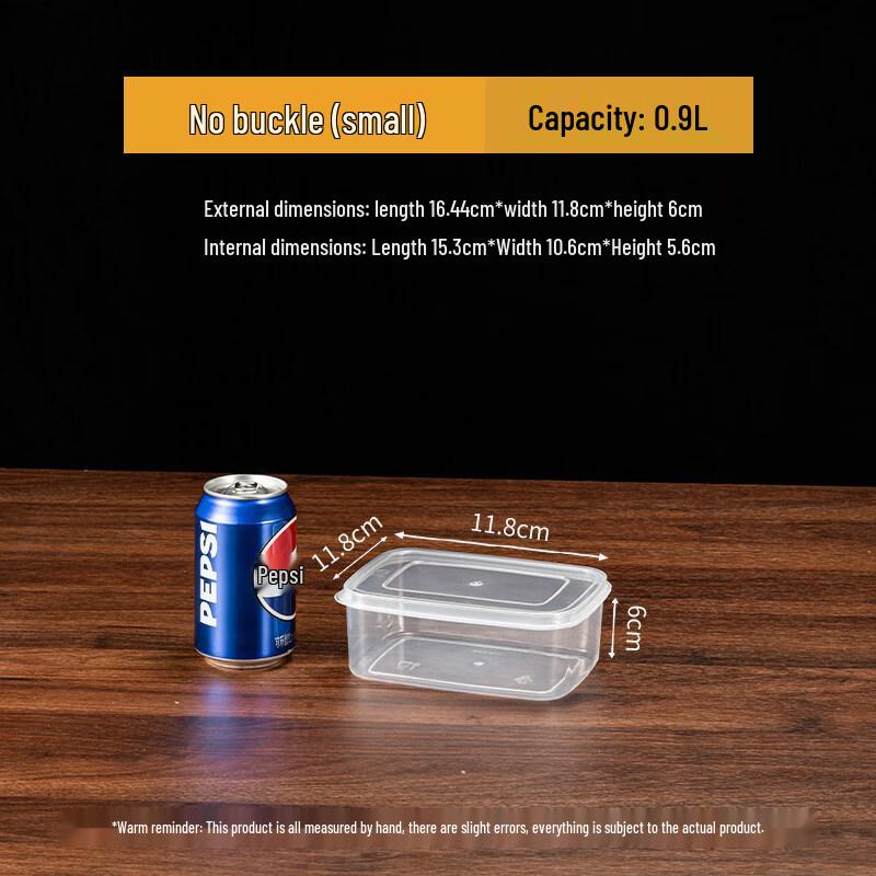 ZISIZ Food-Grade Transparent Plastic Fresh-Keeping Box