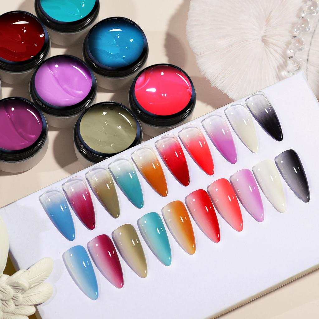 Nail Art Pat Glue Nail Polish Glue Lasting Pat Painted Glue High Saturation Leave-In Can Be Gradually Changed
