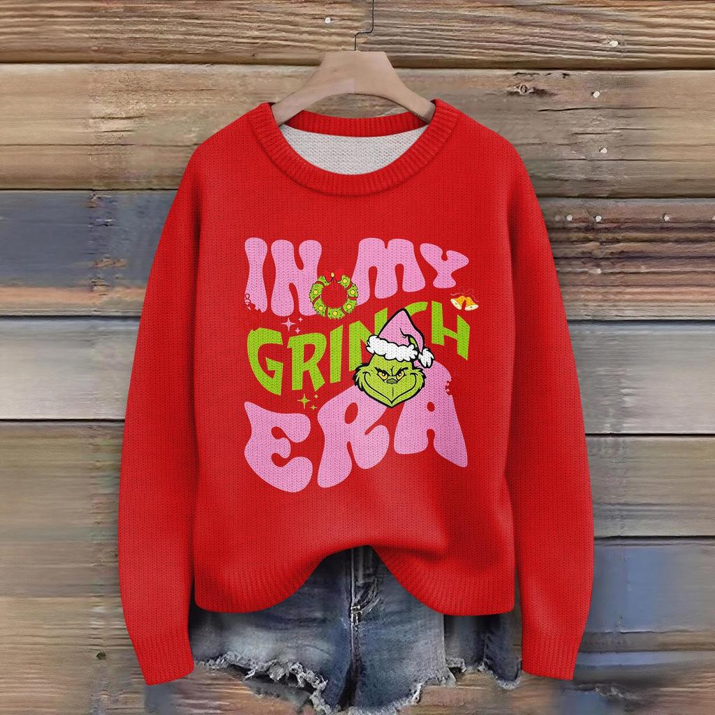 Women's Fashion Casual Long Sleeve Neck Sweater Pullover Top