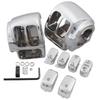 Motorcycle Handlebar Control Switch Housing Cover Switch Button Caps For Harley Sportster 1200 883 Dyna Softail Touring V-Rod