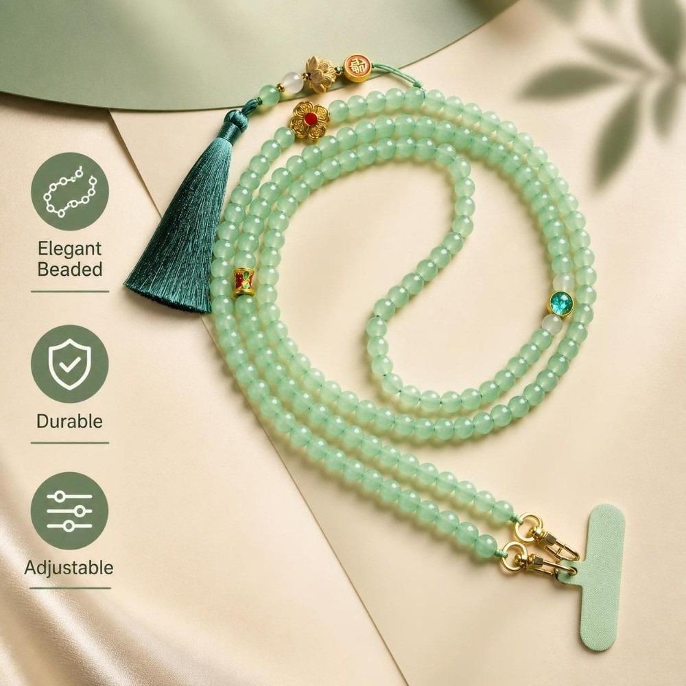 Long Crossbody Phone Chain Chinese Style Phone Lanyard Phone Strap Anti-Loss Phone Hanger Women